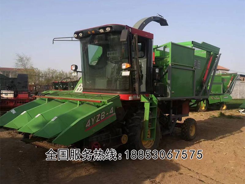 玉米莖穗兼收機